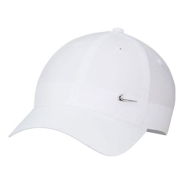 

Кепка Nike Dri-FIT Club Metall-Swoosh Logo Cap 'White', белый