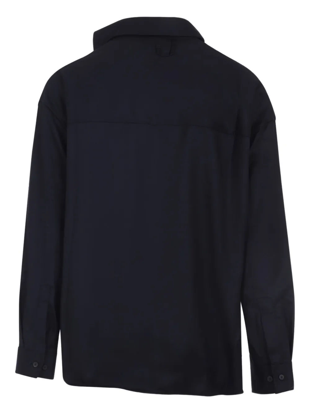 

Асимметричная рубашка JACQUEMUS, синий