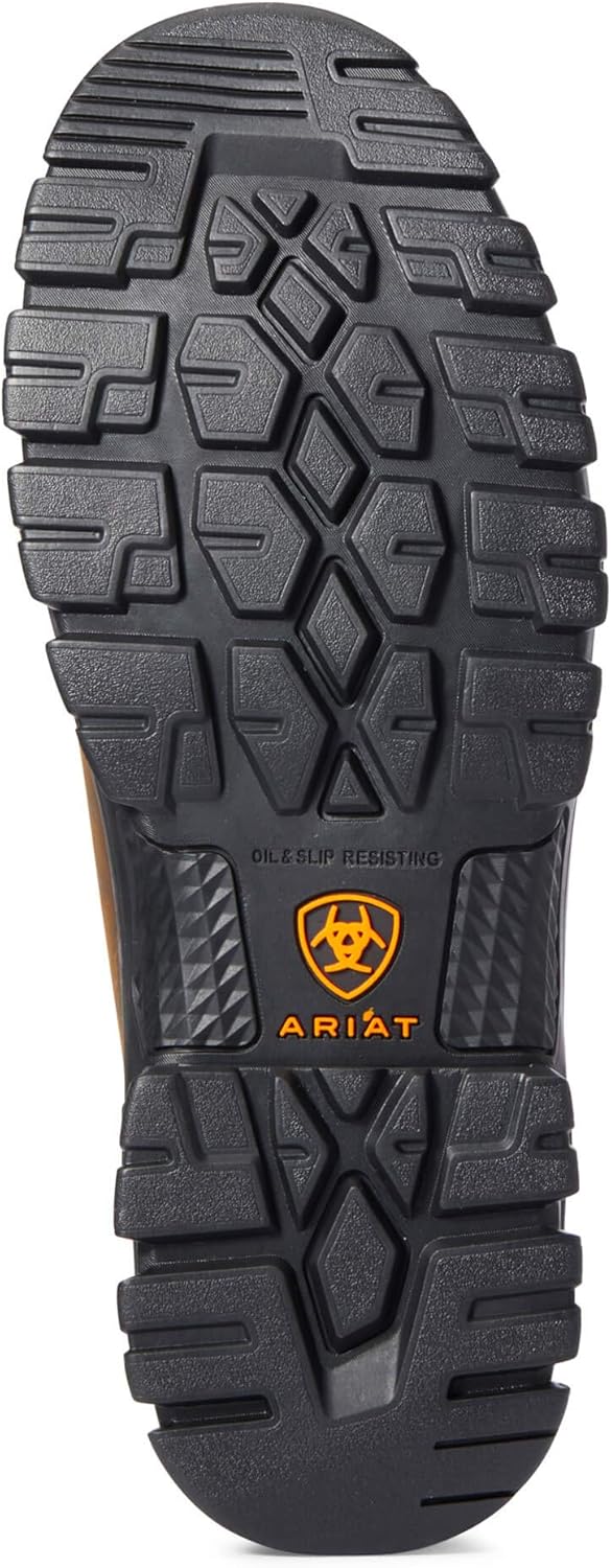 Мужские ботинки ARIAT Treadfast 6 с защитным стальным носком, коричневый — фото 3