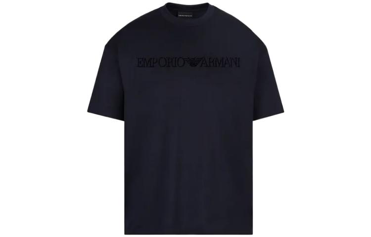

Футболка мужская морская синяя EMPORIO ARMANI