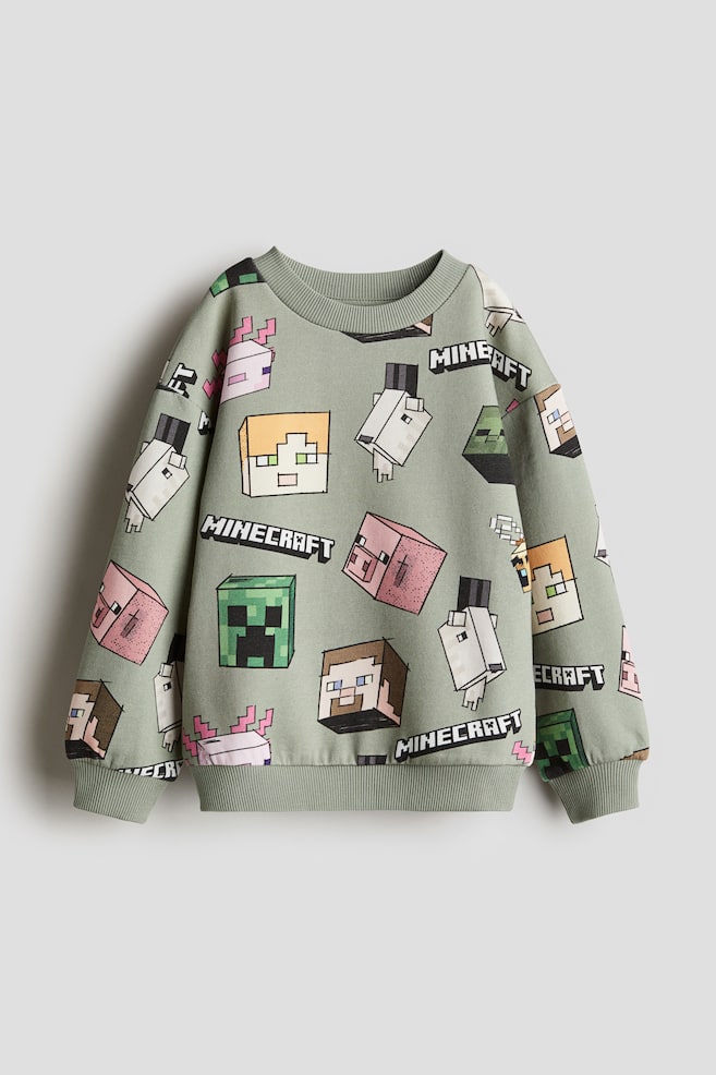 

Толстовка оверсайз с принтом H&M, мультиколор