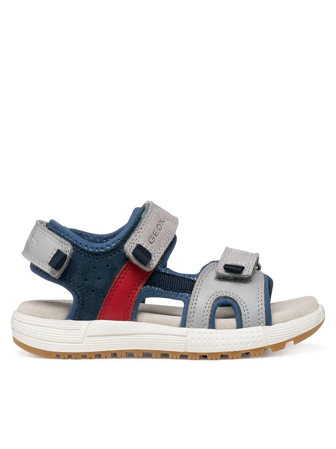 Geox Сандалии J Sandal Alben Boy J35AVA 01522 C1F4W S серые
