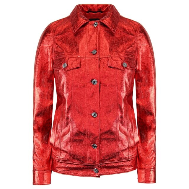 

Обмен дальнобойщика женская красная куртка Armani, красный