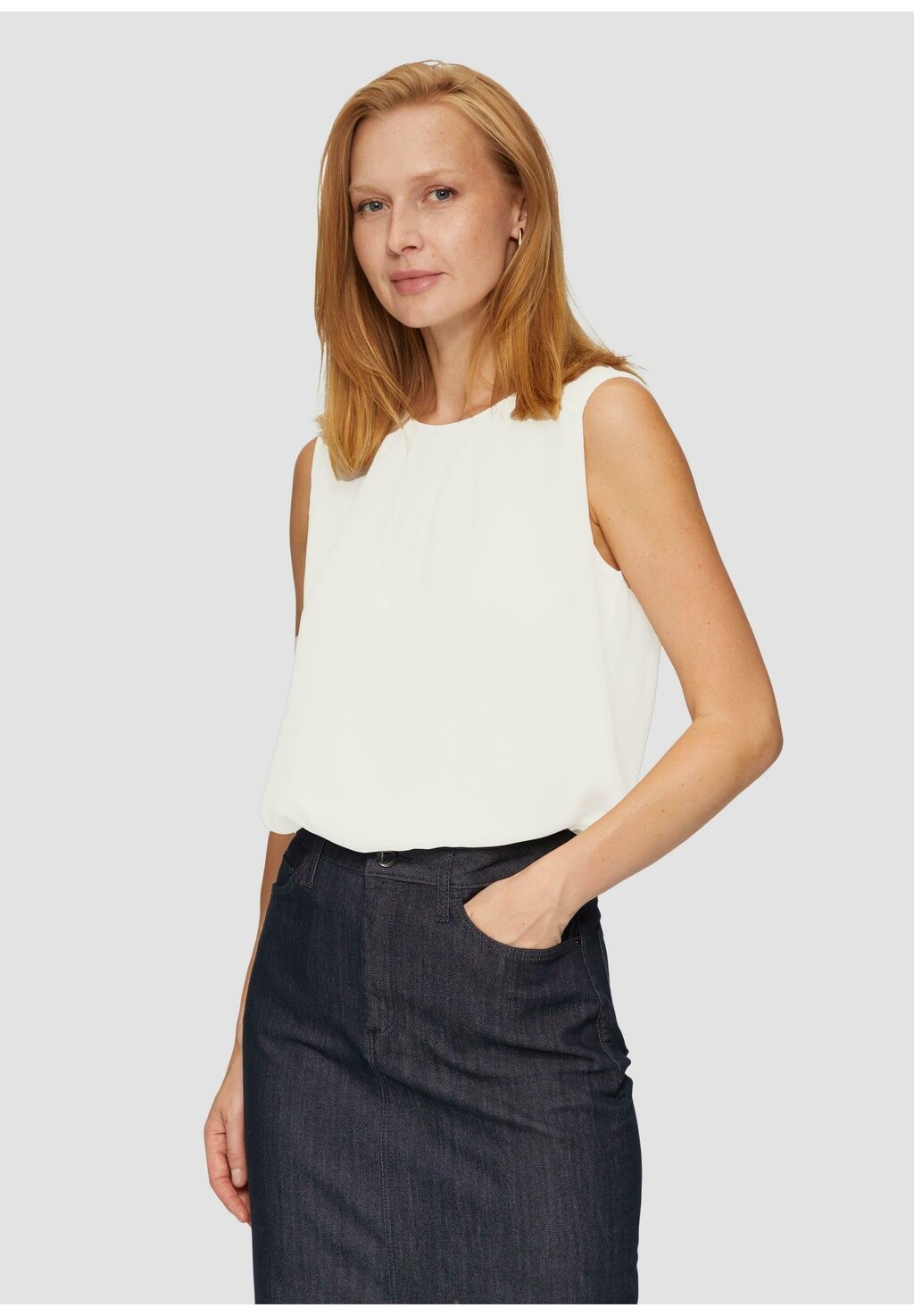 

Топ s.Oliver BLACK LABEL, кремовый