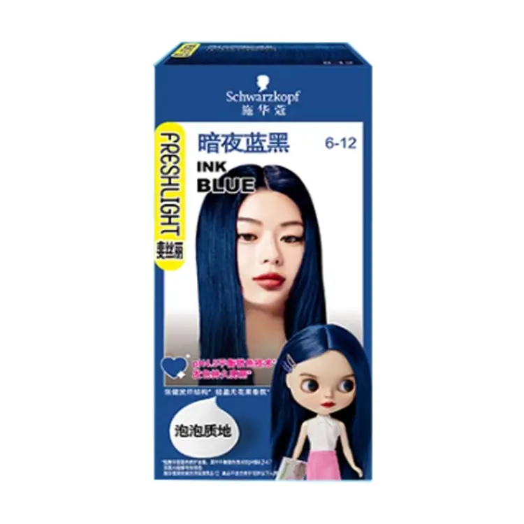 

Краски и осветлители для волос женские SCHWARZKOPF, # темно-синий