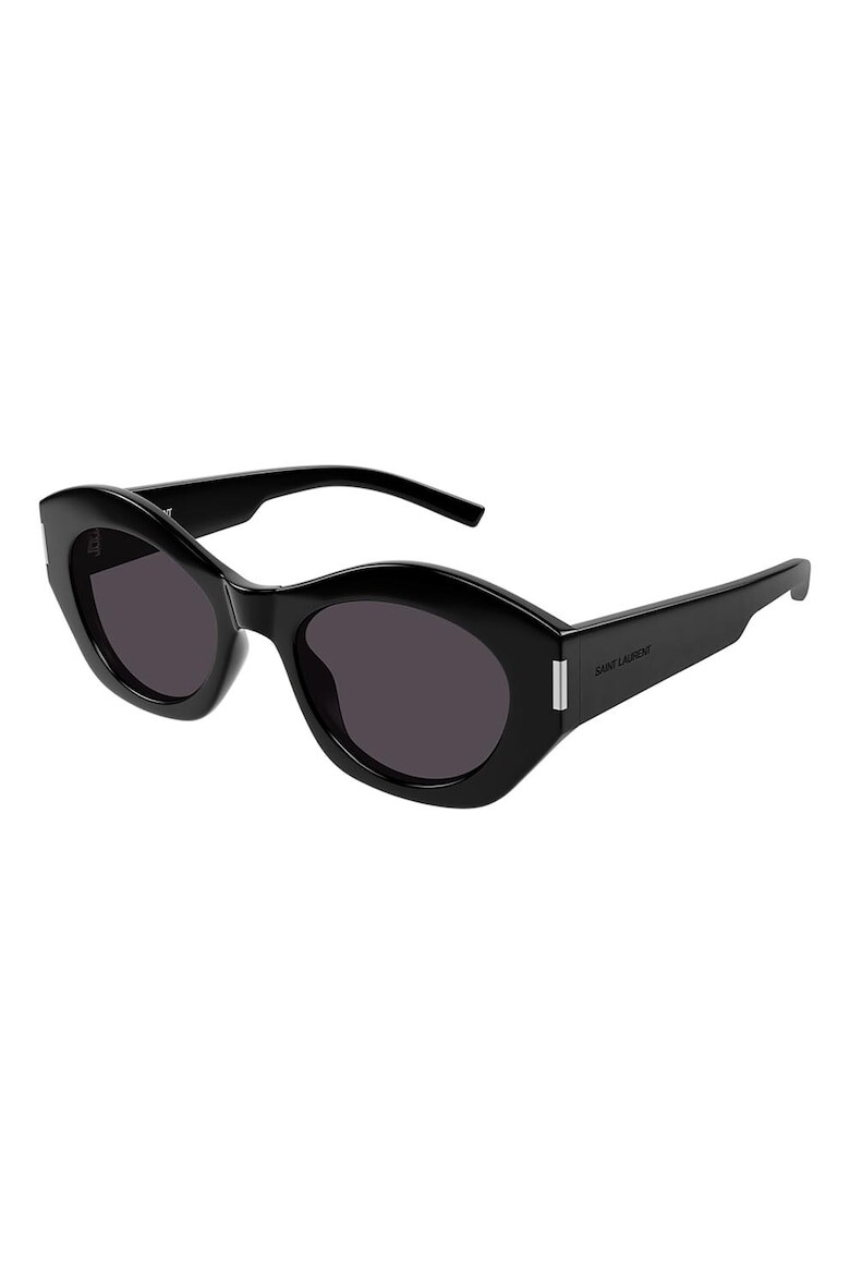 

Солнцезащитные очки «кошачий глаз» с толстыми линзами Saint Laurent, черный