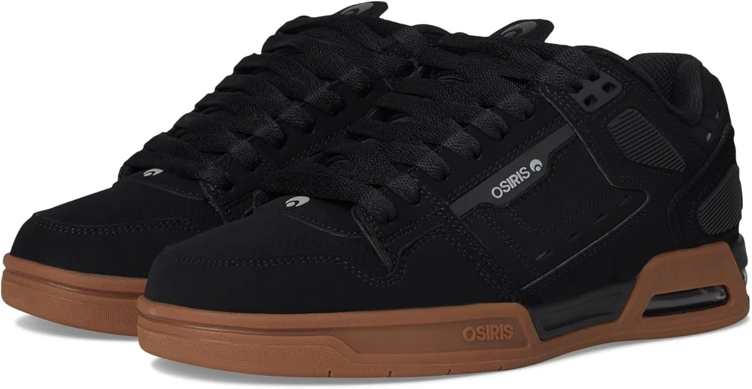 Мужские скейтбордные кроссовки Osiris Peril, Black Black Gum