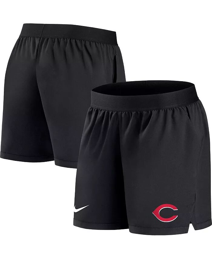 

Женские черные шорты Cincinnati Reds Authentic Collection Flex Vent Max Performance Nike