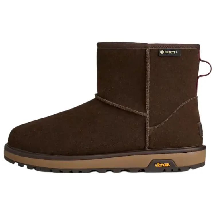 

UGG Классические мини GTX термо водонепроницаемые короткие снежные ботинки мужские dark brown