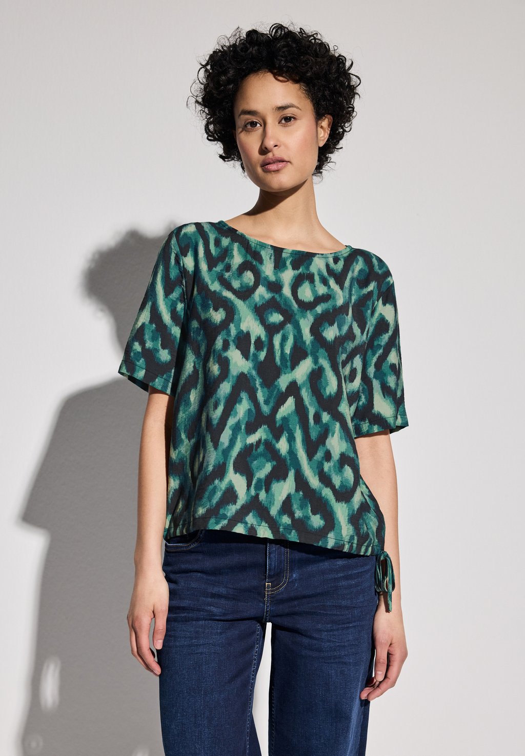 

Блуза MIT PRINT Street One, зеленый