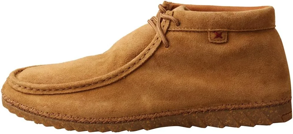 Мужские лоферы Twisted X Zero-X Chukka Driving Moc - кожаные лоферы с ручной обработкой натуральной кожи, цвет Tan — фото 2