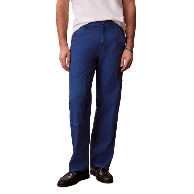 Calvin Klein Джинсы мужские WE4 Denim темно-синие умеренные карго