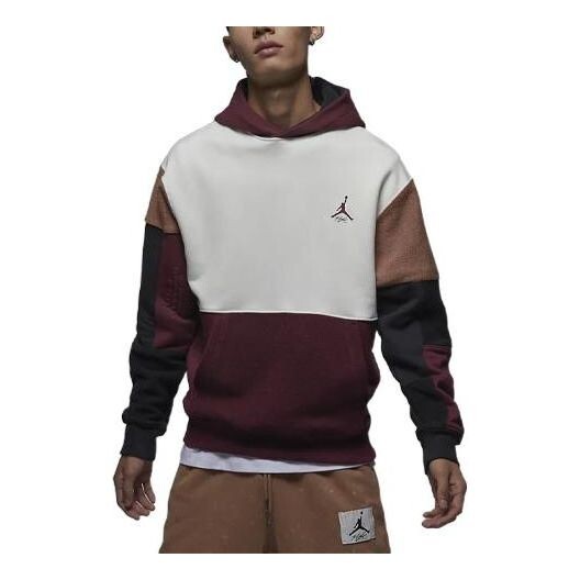 

Толстовка Air Jordan Flight Heritage Hoodie 'White Brown', цвет sail