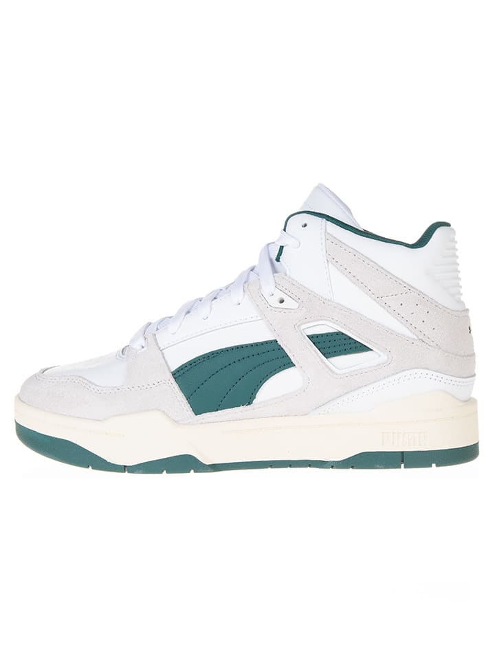 

Высокие кеды Puma, белый/зеленый