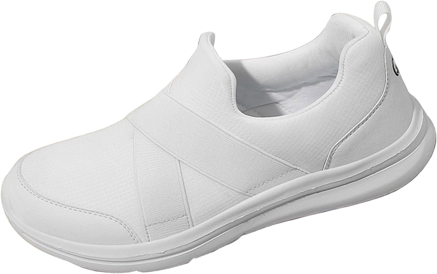 

Кроссовки IWIHMIV для мужчин для ходьбы и бега, удобные, с нескользящей подошвой, легкие спортивные кроссовки для тренировок, белый