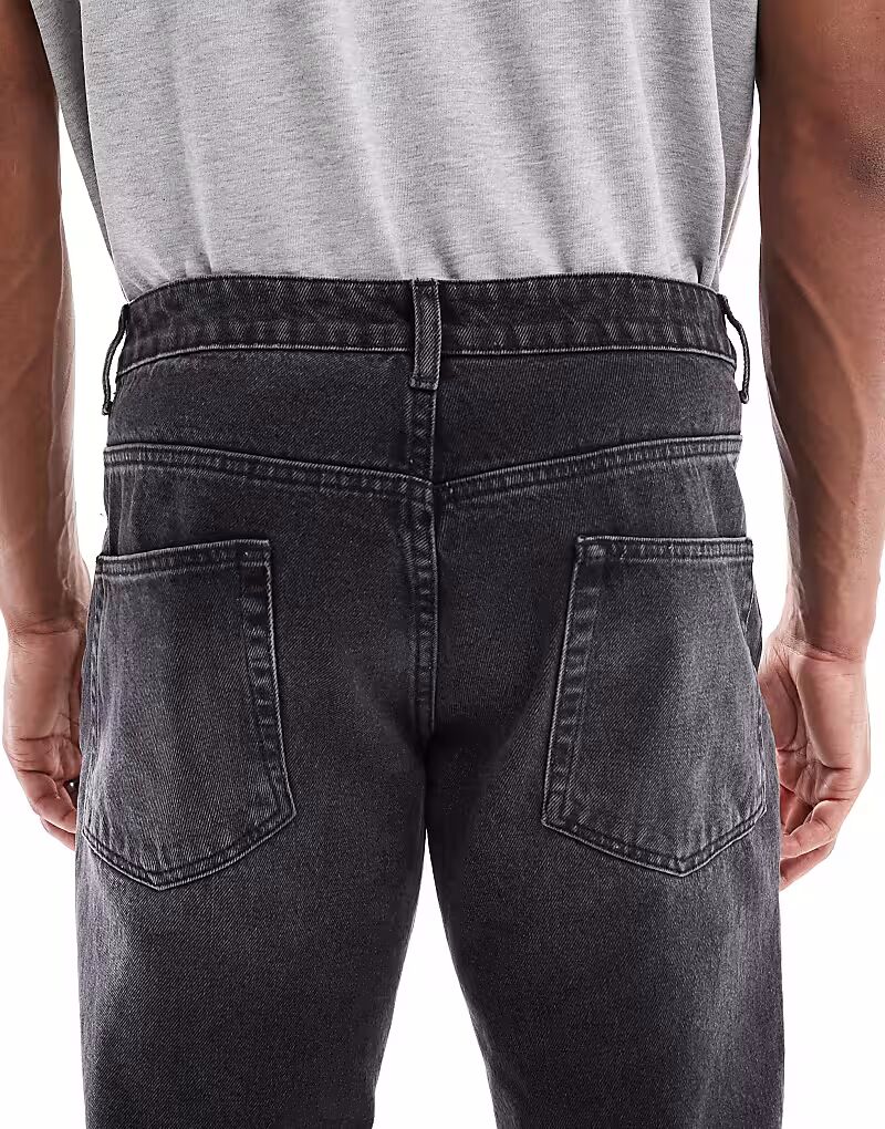 

Зауженные джинсы ASOS DESIGN черного цвета