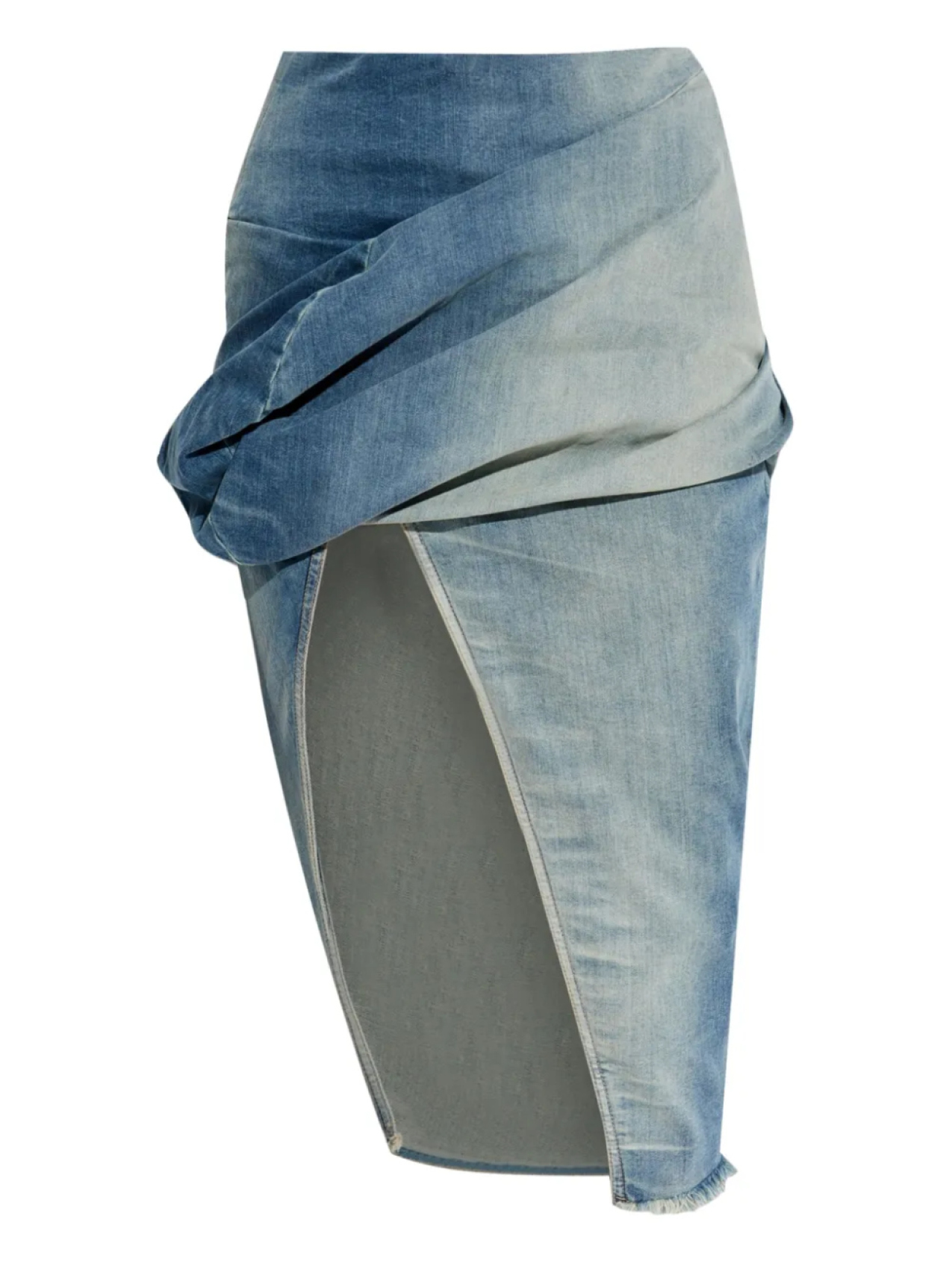

Юбка миди Low Twist Rick Owens DRKSHDW, синий