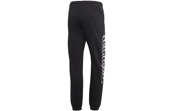 Спортивные штаны adidas originals Torsion Sp Logo Printing Running Sports Long Pants Black, черный — фото 2