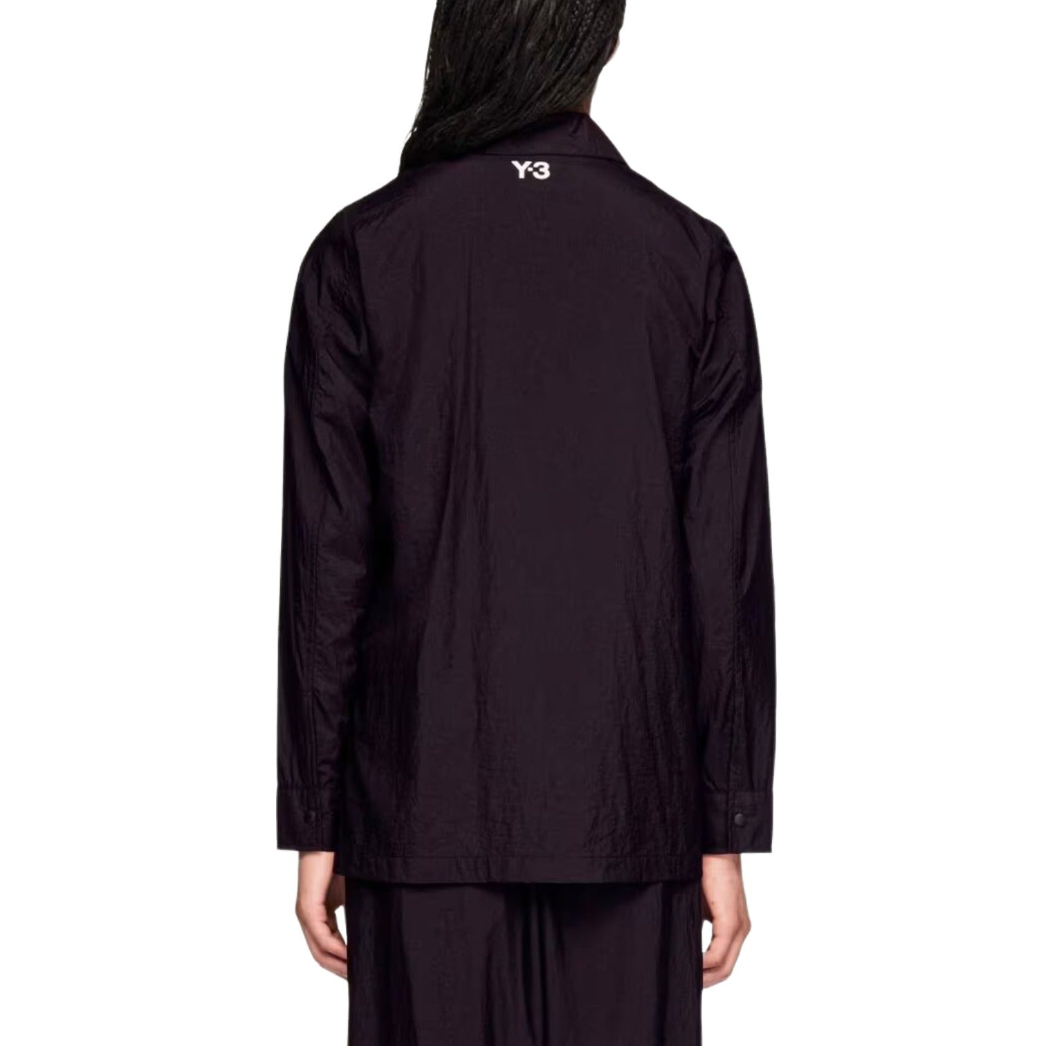 Футболка Adidas Y-3 Raw Edge 3 Stripes, черная — фото 4