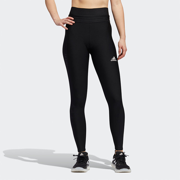 Брюки (WMNS) adidas High Waist Sports Training Leggings Black — фото 3