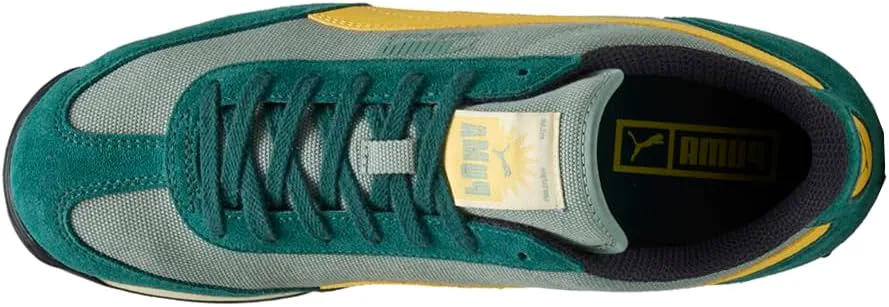 Мужские кроссовки PUMA Easy Rider Weathered повседневные - зеленые, серые, желтые, зеленый — фото 4