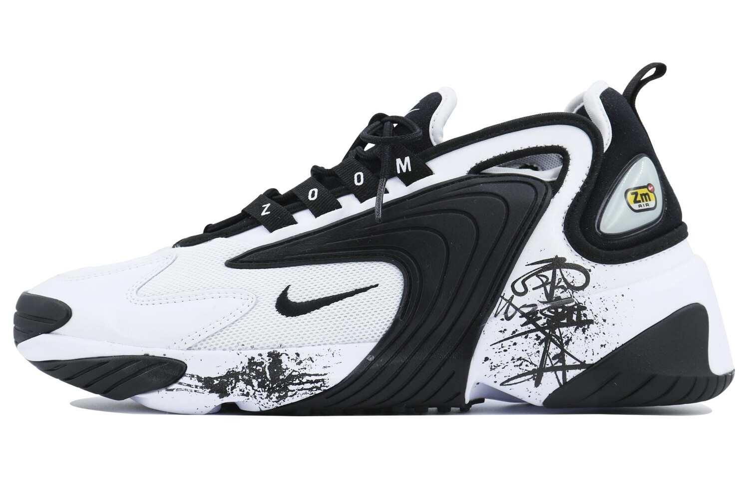 

Кроссовки Zoom 2K унисекс с низким верхом, черные Nike, Черный, Кроссовки Zoom 2K унисекс с низким верхом, черные Nike