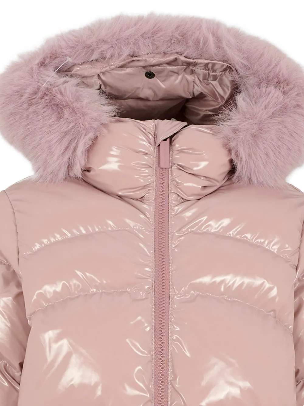 Стеганая куртка с меховой отделкой Colmar Kids, розовый — фото 4