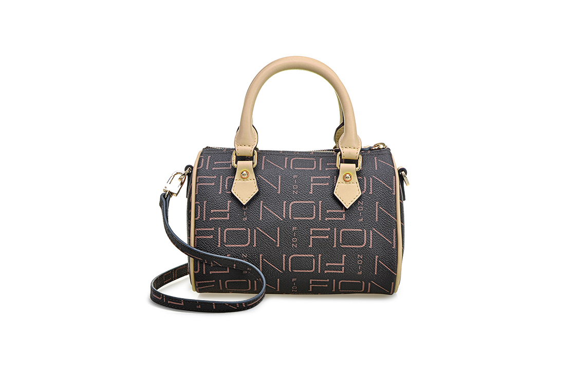 

Сумка женская LV из искусственной кожи, маленькая, Бостонская, женская, сумка-подушка, сумка через плечо, маленькая женская FION, Coffee/Pink