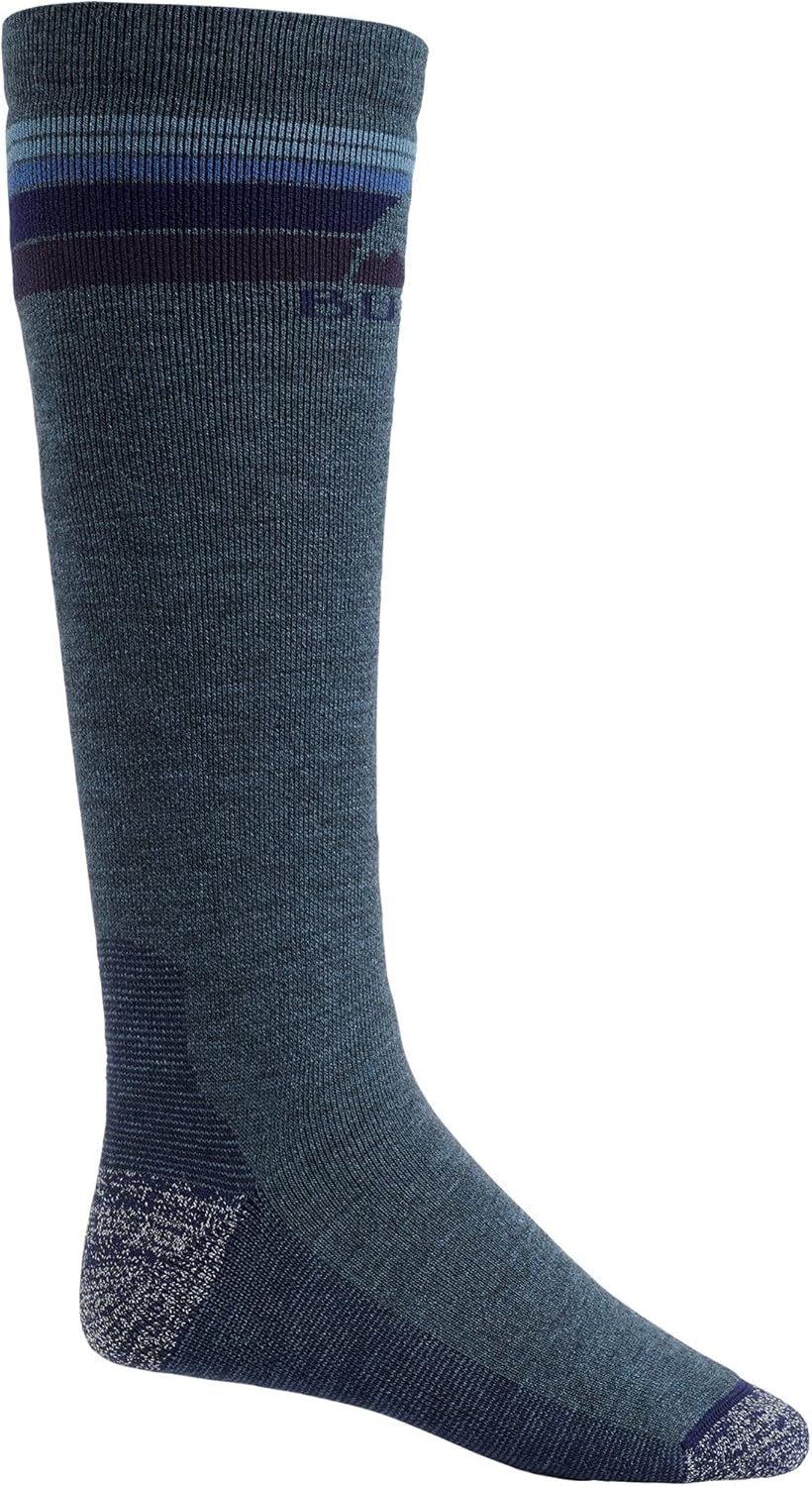 

Мужские быстросохнущие носки Burton Emblem для лыж/сноуборда средней плотности, Mood Indigo Heather New