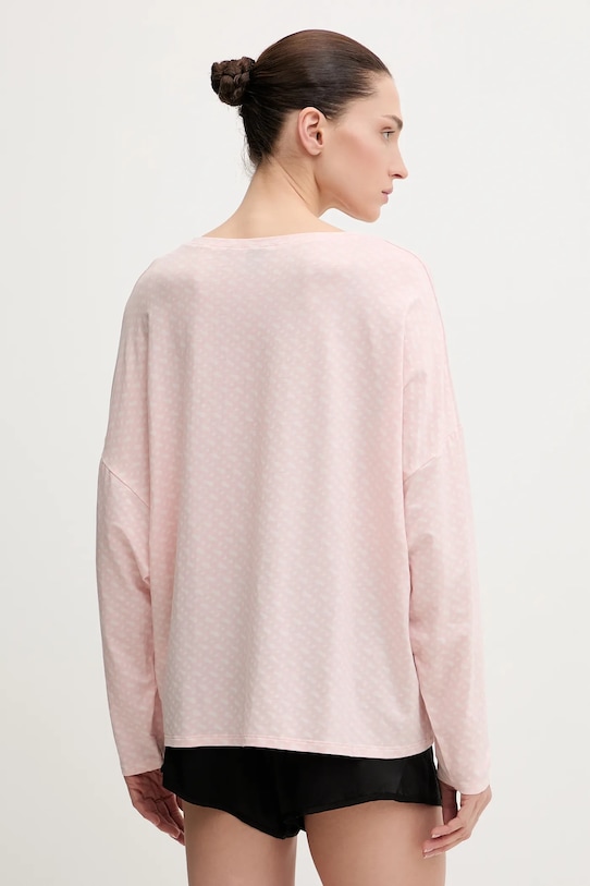 Пижама с длинными рукавами b logo ls-shirt BOSS, розовый — фото 3