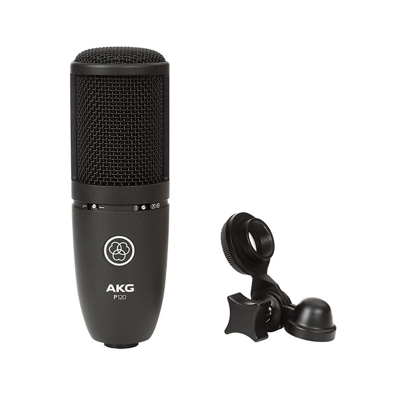 

Конденсаторный микрофон AKG P120 General-Purpose Medium Diaphragm Cardioid Condenser Microphone