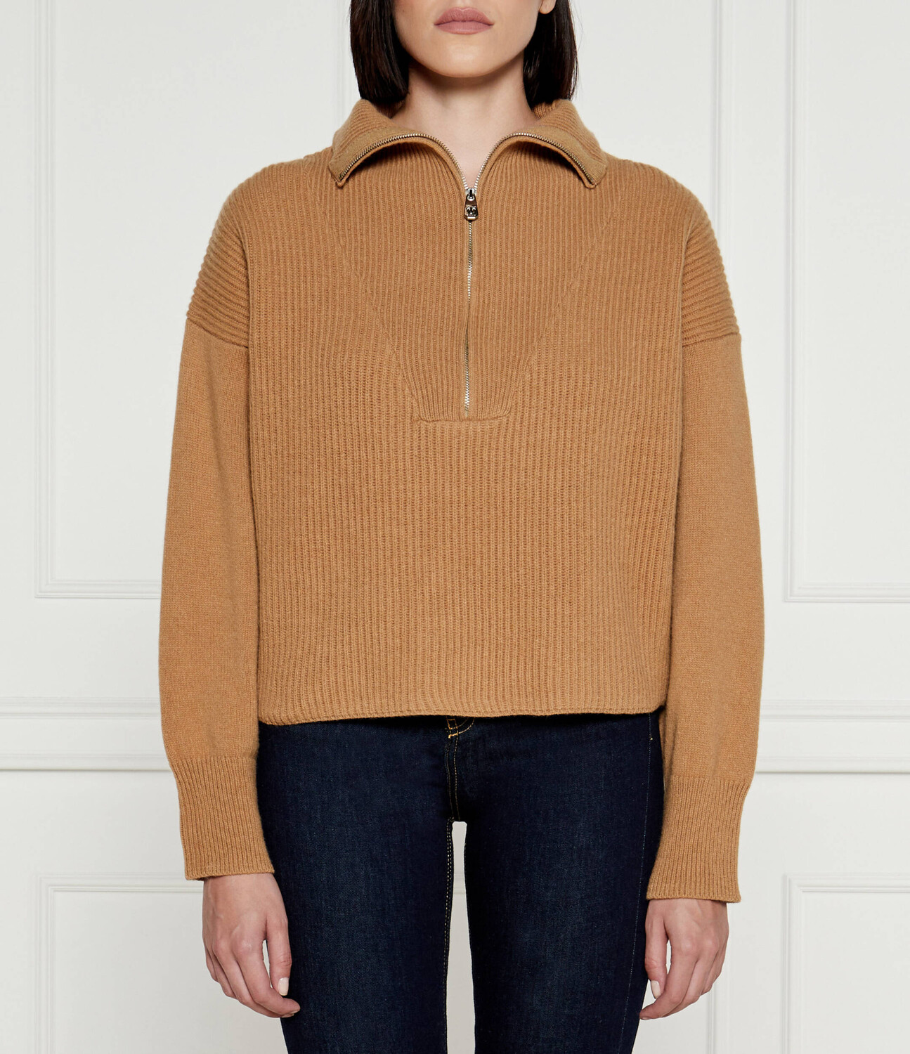 

Свитер из шерсти Pinko CAVEAU Regular Fit, коричневый