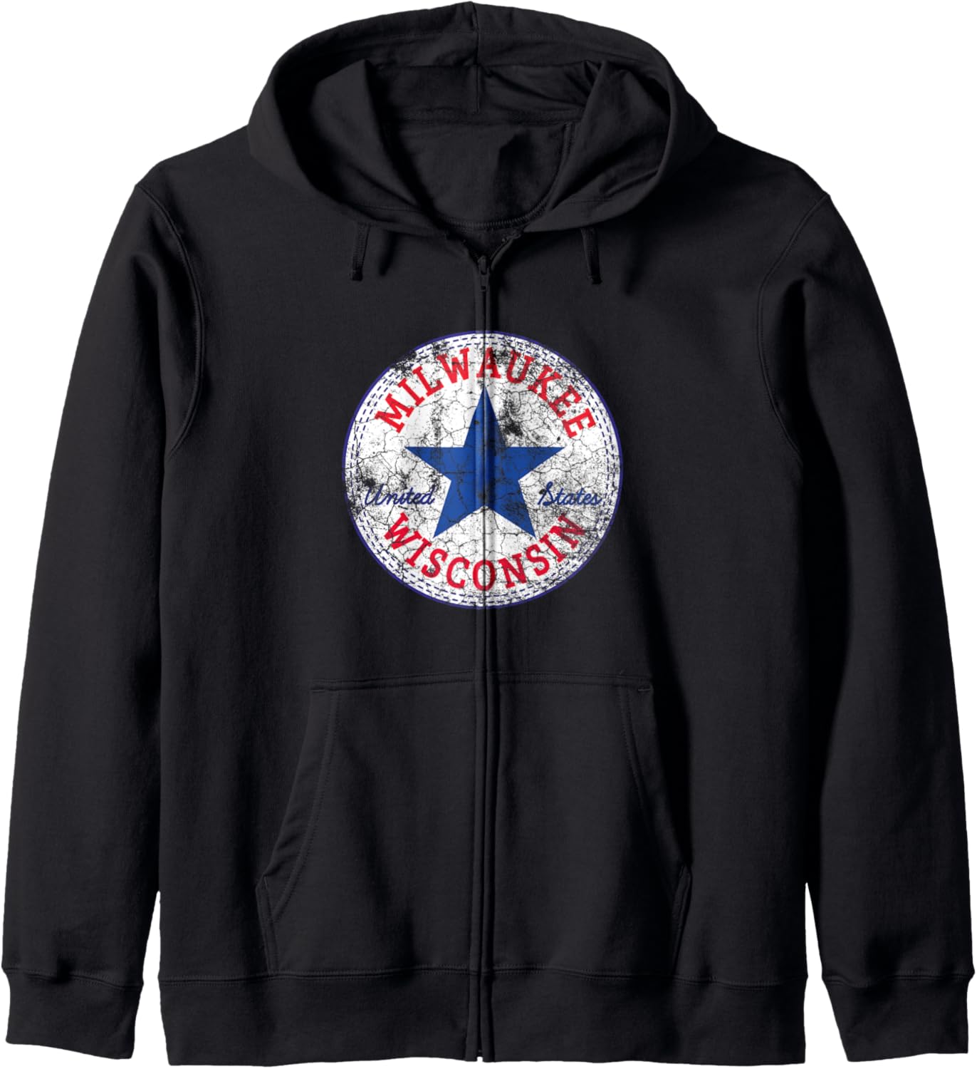 

Толстовка на молнии Milwaukee Wisconsin America America Outdoor Skater Rocker, черная (black 19-3911tcx), размер S Milwaukee, Wisconsin, Usa, Skater, Biker, American, Gift