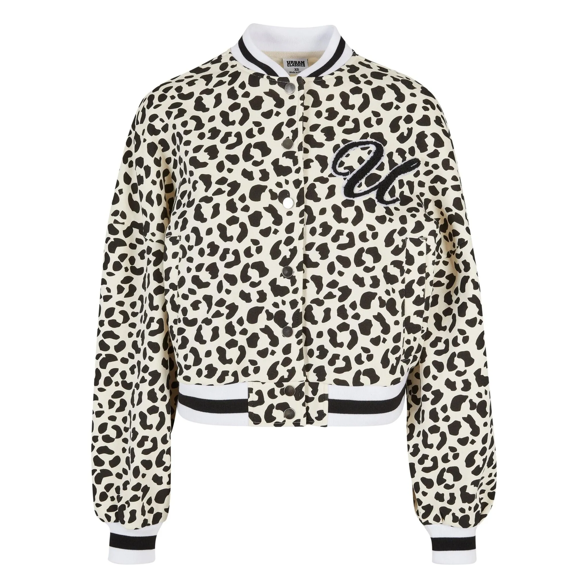 

Толстовка URBAN CLASSICS "Женская женская толстовка Urban Classics AOP Oversized College Sweat Jacket", белый