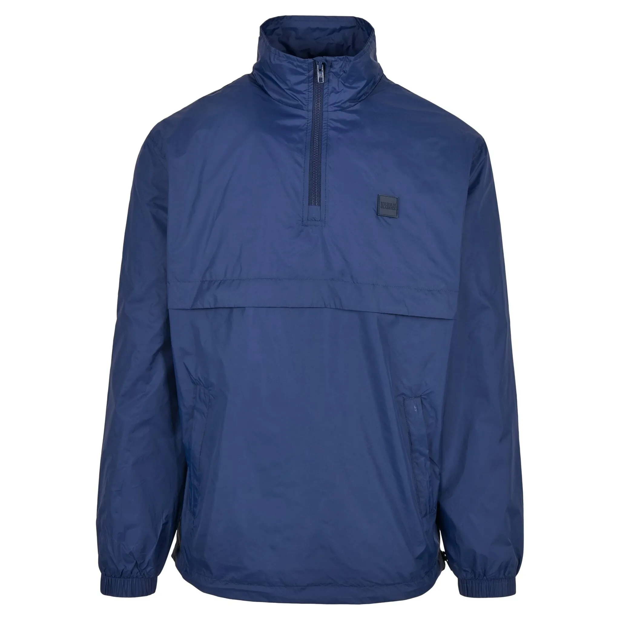 

Куртка всепогодная URBAN CLASSICS " Urban Classics Men's Stand Up Collar Pullover Jacket" (1 шт.), без капюшона, синий