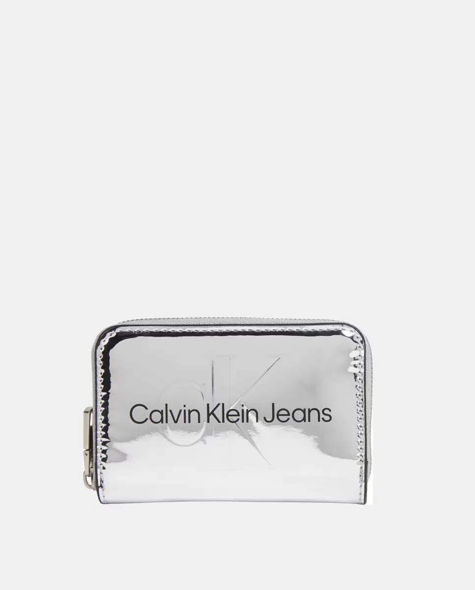 

Маленький кошелек на молнии Calvin Klein, серый