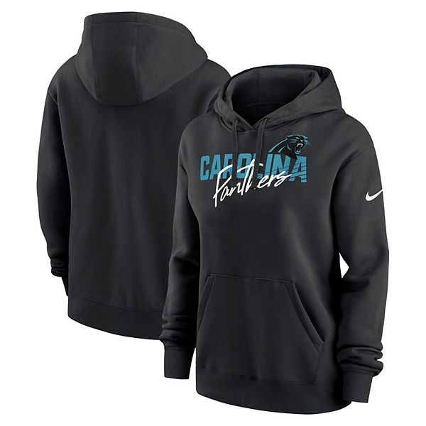 

Толстовка с капюшоном Nike Club Fleece для женщин, черная, с надписью Carolina Panthers Nitro Usa