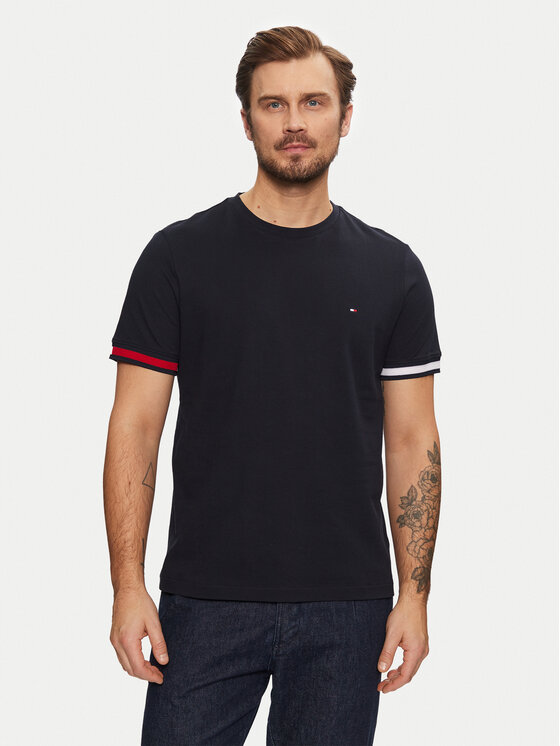 

Футболка обычного кроя Global Stripe MW0MW38078 Tommy Hilfiger, синий