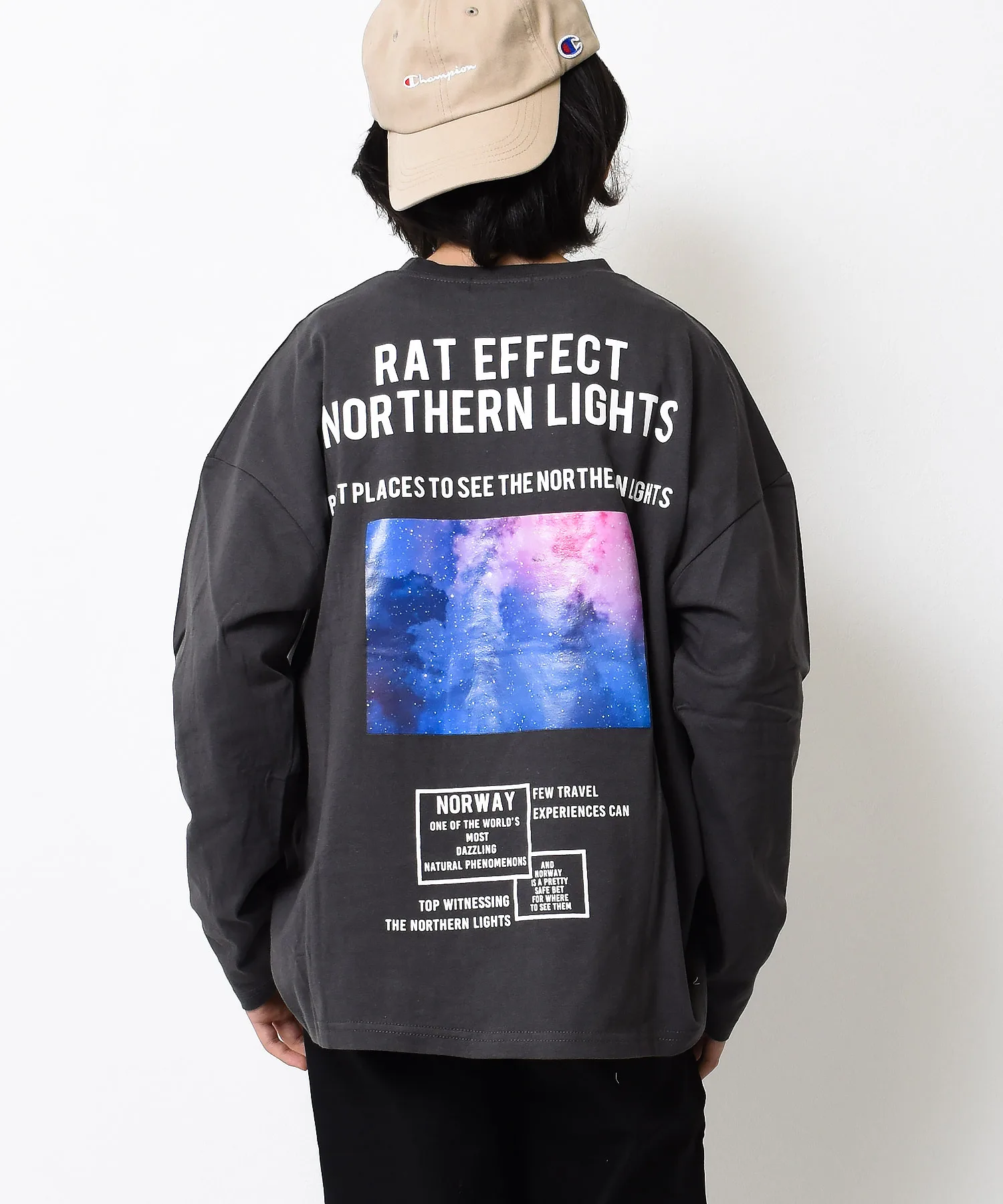 Детская футболка с фотопринтом RAT EFFECT серая