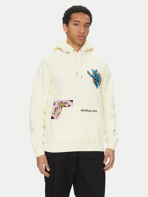 

Свободный крой толстовка Bob Mollema 2 A4112506 Volcom, бежевый
