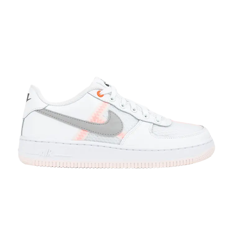 

Кроссовки Nike Air Force 1 LV8 1 GS 'White Hyper Crimson', белый