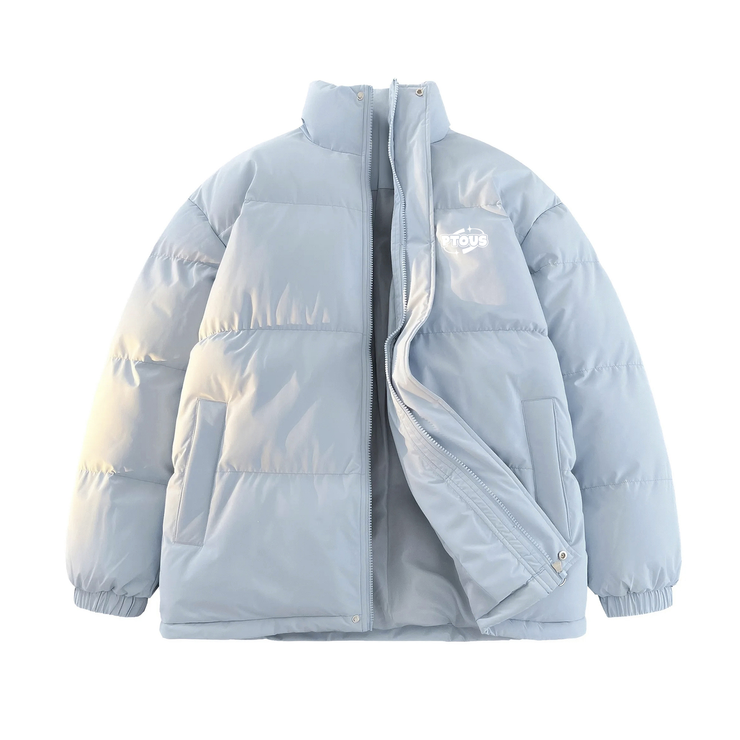 

PUNCTILIOUS Пуховик Unisex, Light Blue[Placket Style]