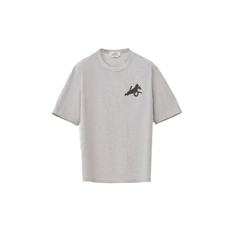 

Футболка мужская серая HERMES, серый
