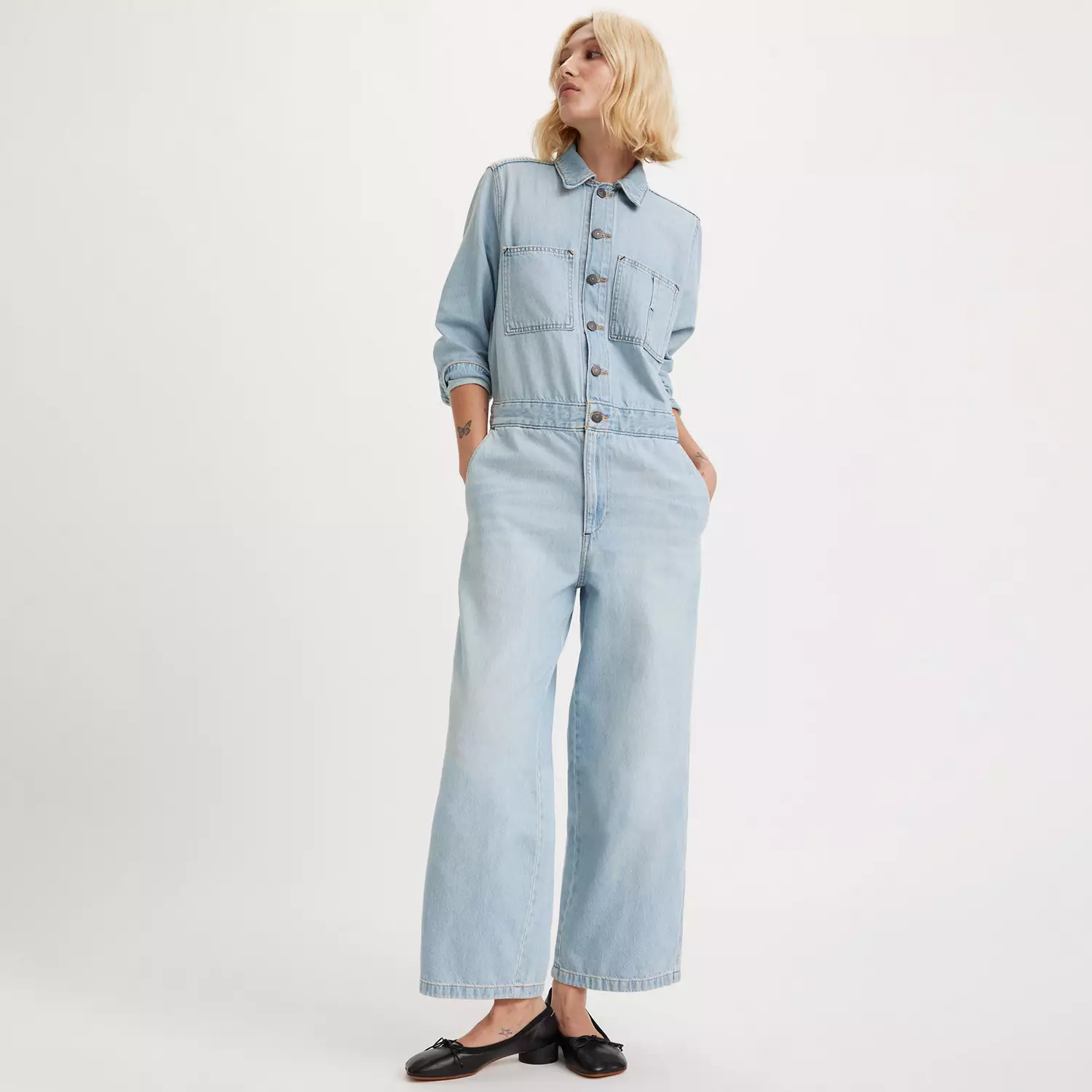 

Культовый комбинезон Levi's, цвет Celebrate the Moment - Light Wash