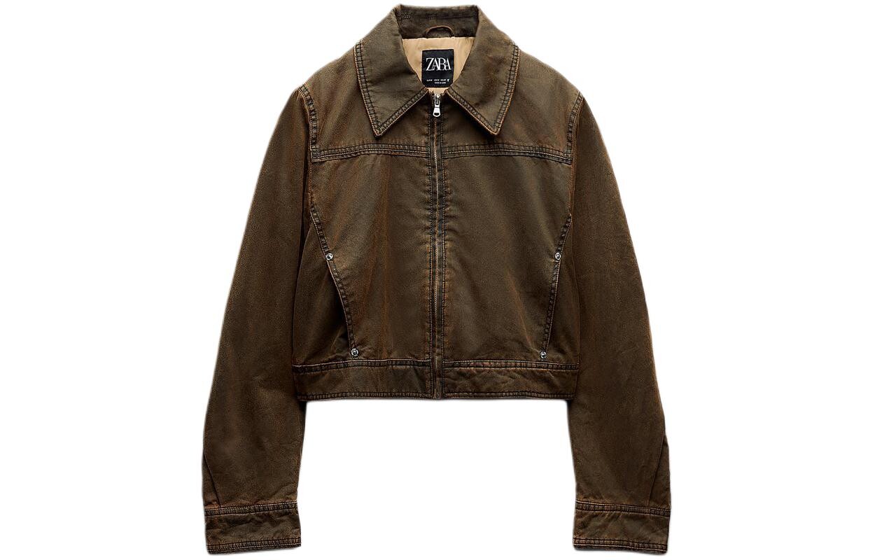 

Куртка женская сигарного цвета Zara