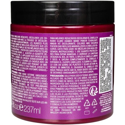 Высоковольтная классическая крем-краска для волос Fuschia Shock, 8 унций (237 г), Manic Panic — фото 3
