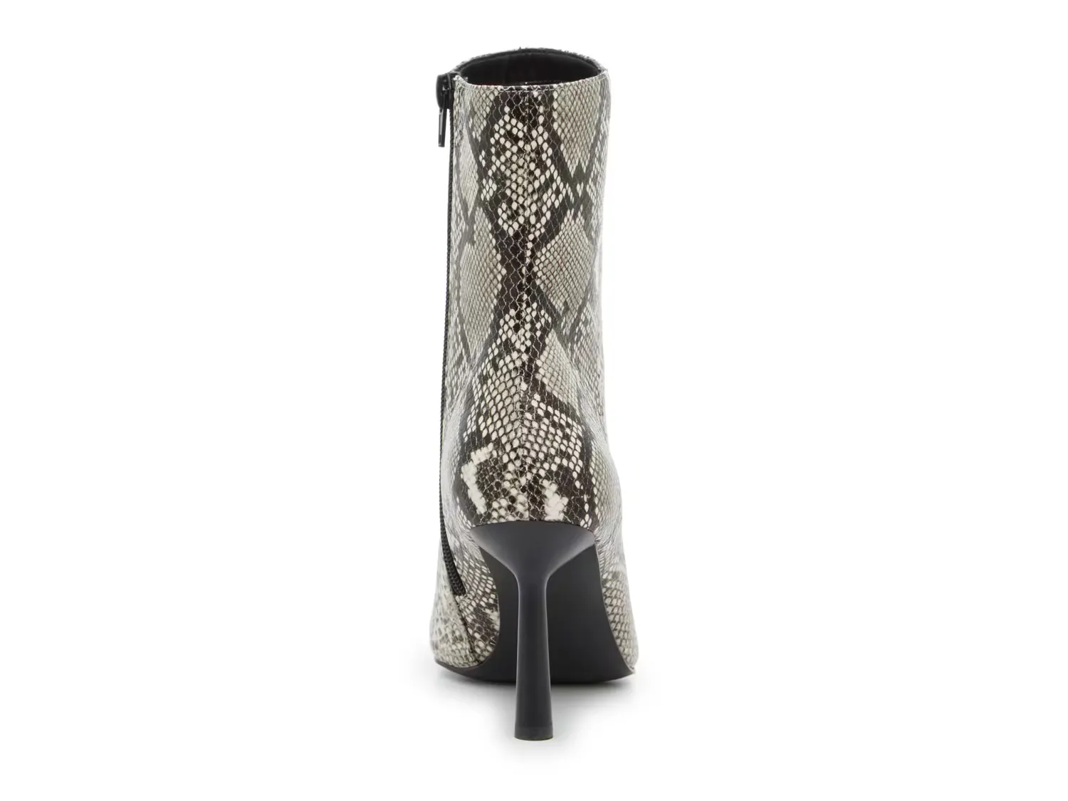 Ботильоны Ceremonie Bootie Steve Madden, цвет black_whitesnakeprintsynthetic — фото 4