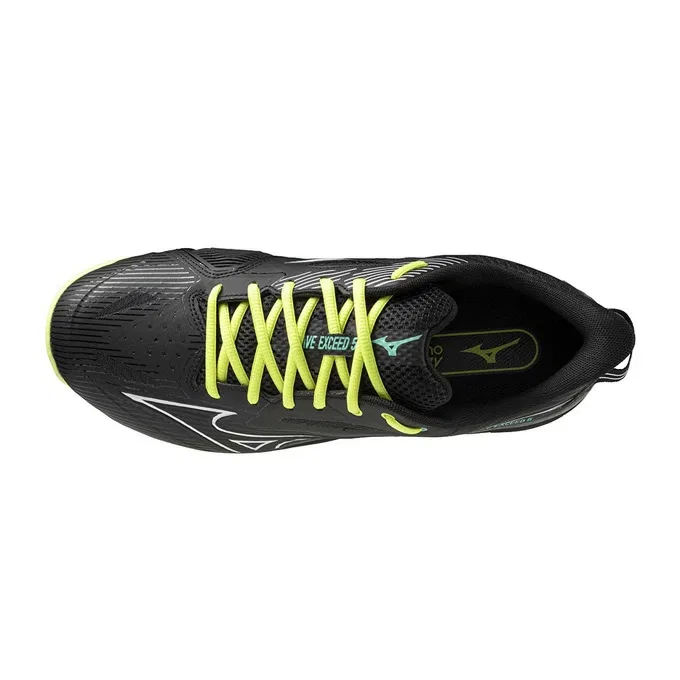 Унисекс теннисные кроссовки «Wave Exceed 5 SW» от Mizuno, Black X White (46) — фото 4