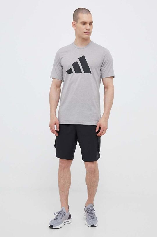 Тренировочная футболка с логотипом Train Essentials Feelready adidas Performance, серый — фото 2