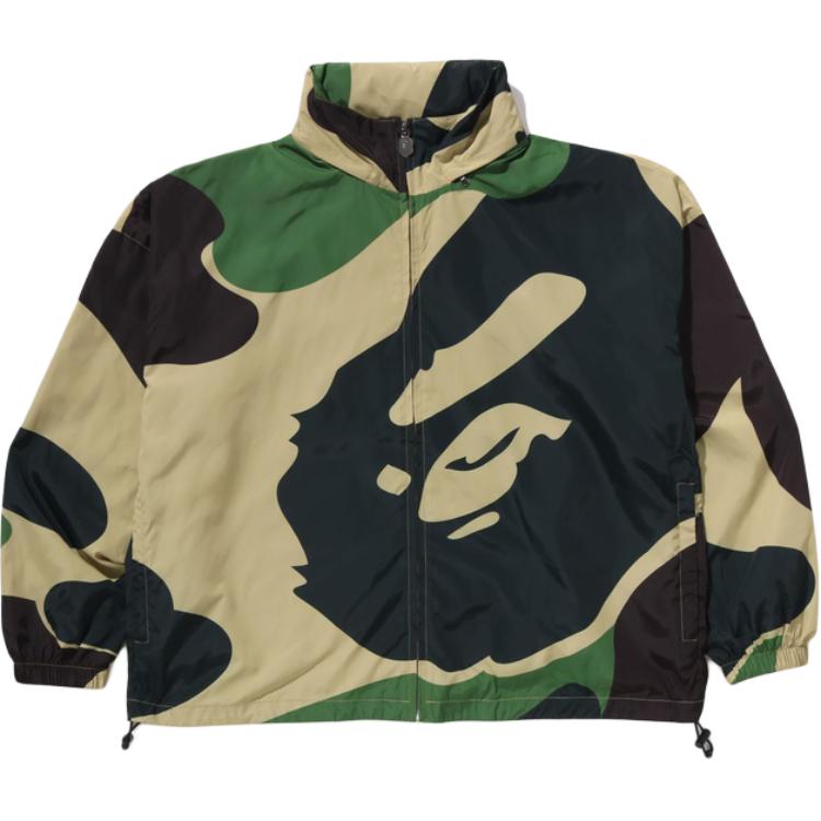 

A BATHING APE Камуфляжная толстовка с капюшоном, Green Camouflage